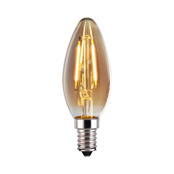 AMPOLLETA LED FILAMENTO C35 2W E14 2700K