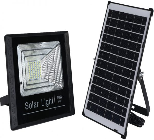 PROYECTOR LED 40W CON SOLAR 6500K