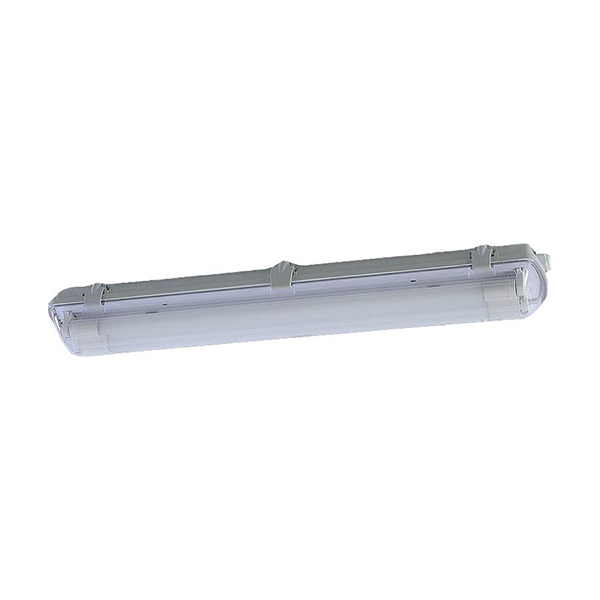 ESTANCO PARA TUBO LED 2*18W TRANSPARENTE 60CM