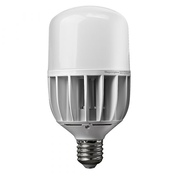 Ampolleta LED High Power 60W/6000K E40 con Adaptador E27