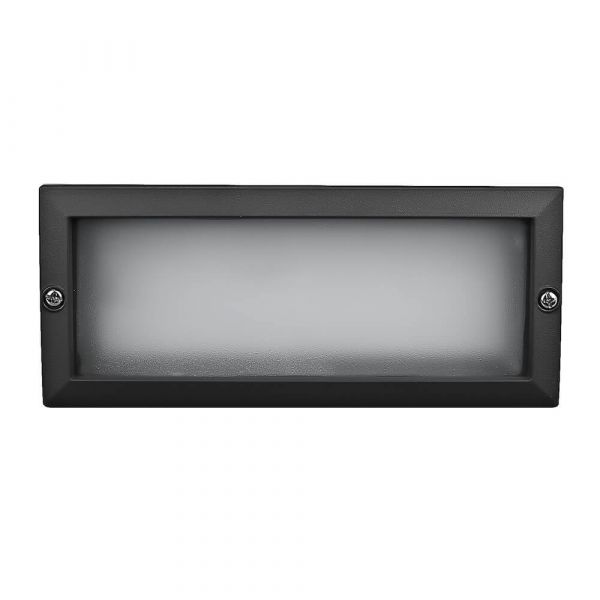 Luminaria LED Embutida a Muro 8W Vidrio Satinado